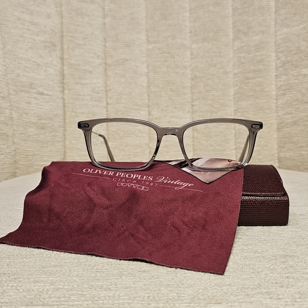 Oliver Peoples Vintage Unisex Gray Eyeglasses